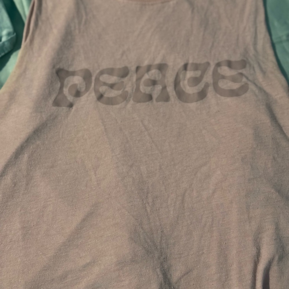 Spiritual Gangster Tank Top with Peace Design